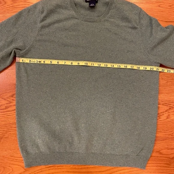 Lands’ End Women’s Heathered Cashmere Sweater, Size L - Picture 3 of 9